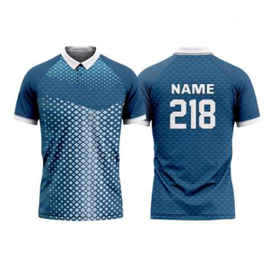 Camisetas de Cricket Sublimadas Completamente Personalizadas, Uniformes Deportivos para Equipos de Cricket, Uniformes Personalizados que Absorben la Humedad - Product Image 6