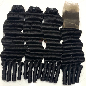 Hinny oose Ave Uman Air undles AW ietnamese Air xtension oooose ooave 8 To 32 Inches uxcury uality - Product Image 2