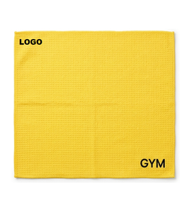 Serviette de sport durable et légère, couleur jaune, pour la course, la gym, l'exercice et l'entraînement, le cyclisme, serviettes en tissu éponge rafraîchissantes - Product Image 4
