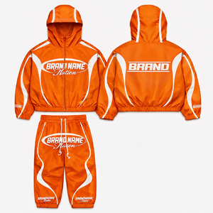 Survêtements coupe-vent en nylon pour hommes 2026 – Logo personnalisé, streetwear, strass, légers, écologiques, respirants et résistants au vent - Product Image 2