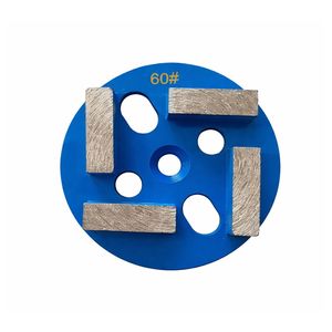 Disque abrasif diamanté pour béton KA+ SCGD4, 4 segments, 100 mm, épaisseur 12 mm, grain abrasif # 16 # 30 # 60 Haute Dureté pour Sol en Époxy - Product Image 1