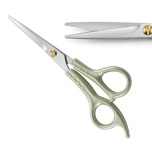 Tijeras de Peluquería con Mango de Plástico y Logotipo Personalizado, Servicio OEM, Tijeras de Acero Inoxidable para Cortar el Cabello, Herramienta Profesional para Peluquería - Product Image 1