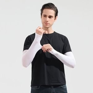 Mangas de compresión deportivas con protección UV, tela transpirable y ligera para fitness, pedidos al por mayor. - Product Image 6