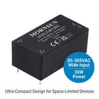 Convertisseur AC-DC à haute efficacité à sortie unique LD20-23B05R2 20W 5V 4A, alimentation industrielle