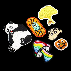 Parche de tela tejida con etiqueta de punto, parche personalizado troquelado, parche bordado, parche de vinilo 3D de PVC, parche de silicona para ropa - Product Image 6