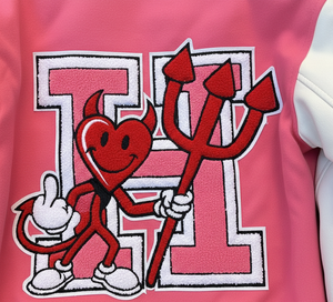 Chaqueta de Béisbol Retro Extra Grande para Hombre, Estilo Urbano Vintage, Chaquetas Varsity Unisex de Alta Calidad con Parches Bordados Personalizados - Product Image 3