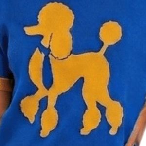 Jupe plissée bleue pour femme Sigma Gamma Rho, longueur genou, boutonnée, tenue de sororité grecque personnalisée, OEM ODM - Product Image 4