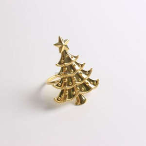 Servilletero de árbol de Navidad Deco de cena de Navidad, servilletero de árbol de pino fundido de tendencia de Metal reutilizable, ligero en peso - Product Image 6