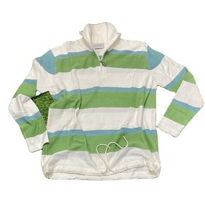 Suéter de punto a rayas de gran tamaño personalizado para hombre, ropa de invierno informal de talla grande - Product Image 2