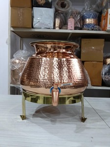 Pitcher Style Copper Water Dispenser Minimalist Style Copper Water Dispenser Smooth Finish Wholesale Copper Water Dispenser - Product Image 3