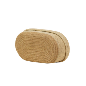 Boîte à mouchoirs ovale en jute écologique faite à la main, porte-serviettes en corde tressée pour la décoration de table à la maison - Product Image 3