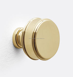 Decorative Engraved Brass Knobs Artistic Cabinet Drawer Pull Handles Vintage Furniture <b>Hardware</b> Accessories Unique Craftsmanship - Product Image 2