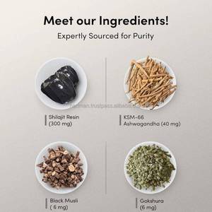 Shilajit Bonbons de bien-être à croquer pour adultes Endurance quotidienne Detox Support Energy Wild Cultivated GMP Certified Packaged Bottle - Product Image 6