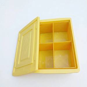 Caja de Almacenamiento Apilable Industrial de Plástico PP Resistente Personalizada con Tapa Modelo LD-023 - Product Image 2