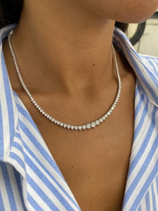 Collier en moissanite taille poire étincelante pour femme, bijoux fins, alternative au diamant - Product Image 4