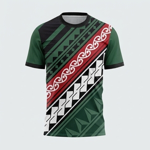 Camiseta de Hombre con Diseño Tribal, Estilo Urbano, Tejido Técnico Estampado, Corte Regular, Logotipo Personalizado, Nueva Llegada, Alta Calidad - Product Image 1