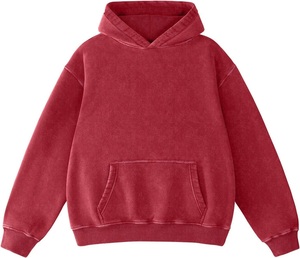 Sudadera con Capucha Extra Grande para Hombre, Color Sólido, con Logotipo, 100% Algodón, Ecológica, Transpirable, Venta al Por Mayor, Alta Calidad - Product Image 4