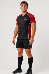 Rugby Uniform Custom Team Jersey And Shorts Premium Breathable <b>Athletic</b> Sportswear Designed For Professional Rugby Uniform - Product Image 5