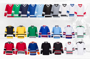 Camisetas de Hockey sobre Hielo Personalizables de Alta Calidad para Hombre, Personalización Completa del Equipo Disponible con Servicios OEM, Colores y Tallas Personalizadas - Product Image 4