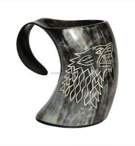 Handmade Natural Horn Mug Experience <b>the</b> perfect <b>blend</b> of tradition - Product Image 1