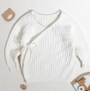 Nouveauté : Cardigan en coton 100% tricoté à la main, doux et de haute qualité, à manches longues bouffantes, imprimé animal, pour tout-petits, collection automne - Product Image 3