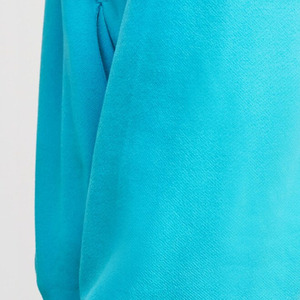 Sudadera con Capucha Oversize Azul Turquesa de Felpa Suave de Poliéster/Rayón, Ecológica, de Corte Holgado, con Bolsillo, Lisa y Minimalista - Product Image 6