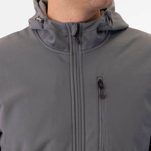 Veste softshell homme personnalisée, légère, de haute qualité, imperméable, taille et couleur sur mesure, en vente - Product Image 5