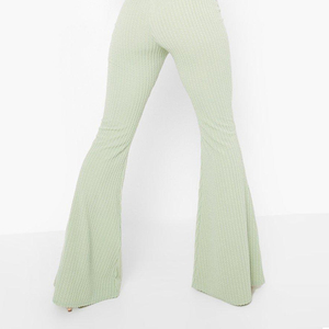 Latest Design Solid Color <b>Women</b> Straight <b>Trousers</b> Premium Quality Polyester/Cotton Eco-Friendly Breathable Winter OEM Service - Product Image 5