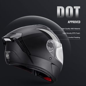 Casco completo moto per Motocross con incorporato per Slot Bluetooth - Product Image 3
