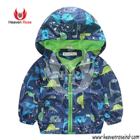 Chaqueta Cortavientos Ligera para Niños, con Capucha, Impermeable, para Primavera y Otoño, Plegable, Informal, con Cierre, para Niños y Niñas