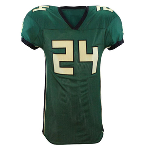 American Football Uniform Custom Made 100% Polyester Plus Size Adjustable Strap Quick Dry & Breathable Solid Color Short Sleeves - Product Image 5