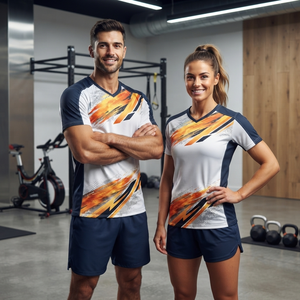 T-shirt de sport personnalisé par sublimation, maillot de performance respirant à séchage rapide, vêtements de sport pour la course à pied, le fitness et le cyclisme - Product Image 6