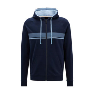 Men's Premium Quality Zip-Up Hoodie Regular Fit Front Striped Design Casual Style French Terry Fashion Men's Athletic Zip Hoodie - Product Image 4