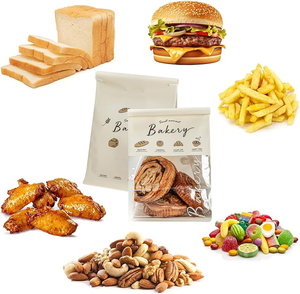 Sac en papier kraft brun écologique personnalisé <span class=keywords><strong>pour</strong></span> boulangerie, idéal <span class=keywords><strong>pour</strong></span> <span class=keywords><strong>le</strong></span> pain au levain et les sandwichs, avec fenêtre transparente - Product Image 4