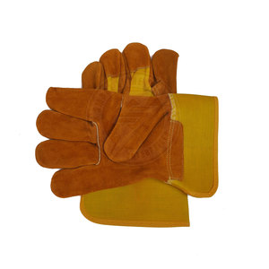 Guantes de Seguridad de Cuero de Último Diseño, Nueva Llegada en Oferta Online, Guantes de Seguridad de la Mejor Calidad Hechos en Pakistán para Adultos - Product Image 4
