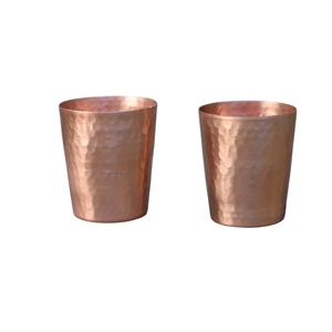 Vaso de vino de acero inoxidable y cobre puro de calidad estándar para servir agua en el hogar, hotel o restaurante, estilo indio. - Product Image 6