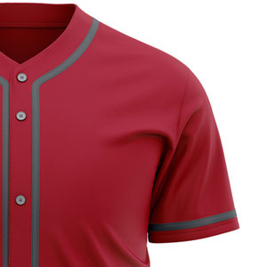Wholesale High Fashion Short Sportswear with Custom Blank New Design Wholesale Best Quality Unisex Half-Sleeve <b>Baseball</b> Jerseys - Product Image 5