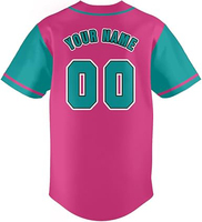 Camisetas de Béisbol Personalizadas para Adultos, Unisex, Manga Corta, Impresión por Transferencia de Calor, Uniformes de Equipo, Letra Frontal, Antibacterianas, Venta al Por Mayor