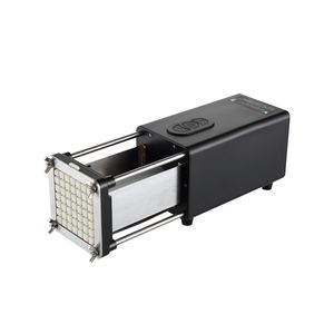 Coupe-frites électrique avec lames en acier inoxydable de 1/2 pouce et 3/8 pouce, coupe-pommes de terre antidérapant, hachoir à légumes - Product Image 3