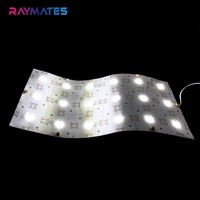 Panneau lumineux LED personnalisé Raymates SMD2835, feuille LED flexible haute luminosité pour boîte lumineuse publicitaire