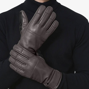 Guantes de Trabajo de Cuero de Alta Visibilidad en Diferentes Tallas, Precio de Fábrica, Guantes de Seguridad de Cuero Vacuno para Hombre - Product Image 5
