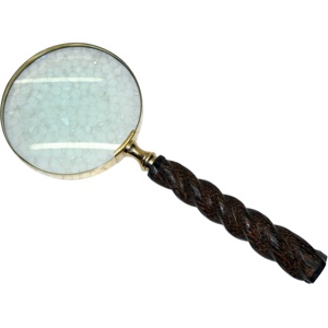 2025 nuevo diseño Vintage ojo de cristal de buena calidad artesanía india Metal latón lupa aspecto antiguo lectura al por mayor bronce - Product Image 1