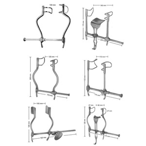 Rétracteur abdominal auto-rétentionnant Pissco Gosset, système de rétracteurs chirurgicaux pour paroi abdominale et cavités profondes, 6 pièces - Product Image 1