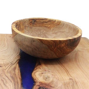 Handcrafted Olive <b>Wood</b> Bowl Natural Edge Wholesale | Moradabad Artisan - Product Image 2