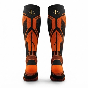 Chaussettes de compression légères et confortables, idéales pour la course à pied et le fitness, en tissu extensible respirant de qualité supérieure - Product Image 5