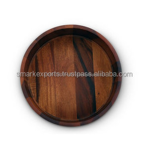 Plateau de service en bois de qualité supérieure, personnalisé, carré ou rectangulaire, pour la restauration, les hôtels, les maisons et les restaurants - Product Image 4