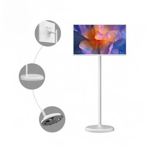 32 inch có thể sạc lại xách tay TV, <span class=keywords><strong>Android</strong></span> Màn hình cảm ứng thông minh hiển thị, điện thoại di động màn hình không dây cho trẻ em, nghiên cứu và nhà văn phòng - Product Image 3