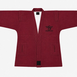 เสื้อแจ็คเก็ตซัมโบคุณภาพสูงขายส่ง ผลิตจากผ้าฝ้าย 100% พร้อมเข็มขัดซัมโบ มีสีให้เลือกตามสั่ง - Product Image 1