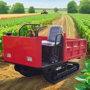 Dumper Mini traktor pembawa jejak kecil mendaki merayap dengan muatan Dumper truk <span class=keywords><strong>Crawler</strong></span> Orchard taman Dumper Transporter - Product Image 2