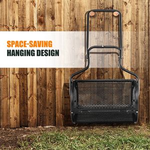 Esparcidor de Fertilizante de 24 Pulgadas con Cierres Laterales Mejorados y Mango en Forma de U, Esparcidor de Turba - Product Image 5